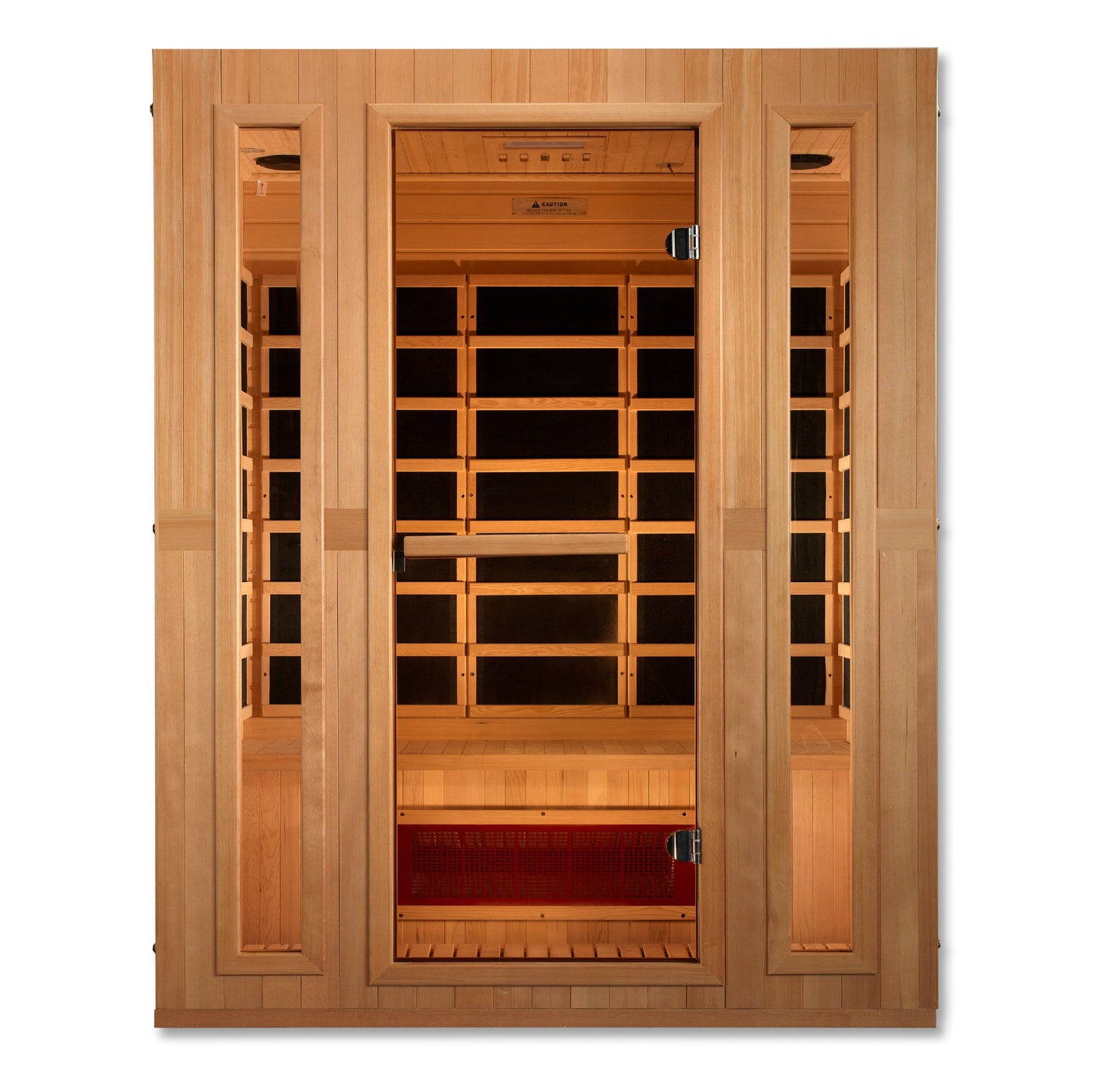 Golden Designs "Trinity" Dual Tech 3 person Low EMF FAR IR Sauna - MX-LS3-01/  LSIF-05