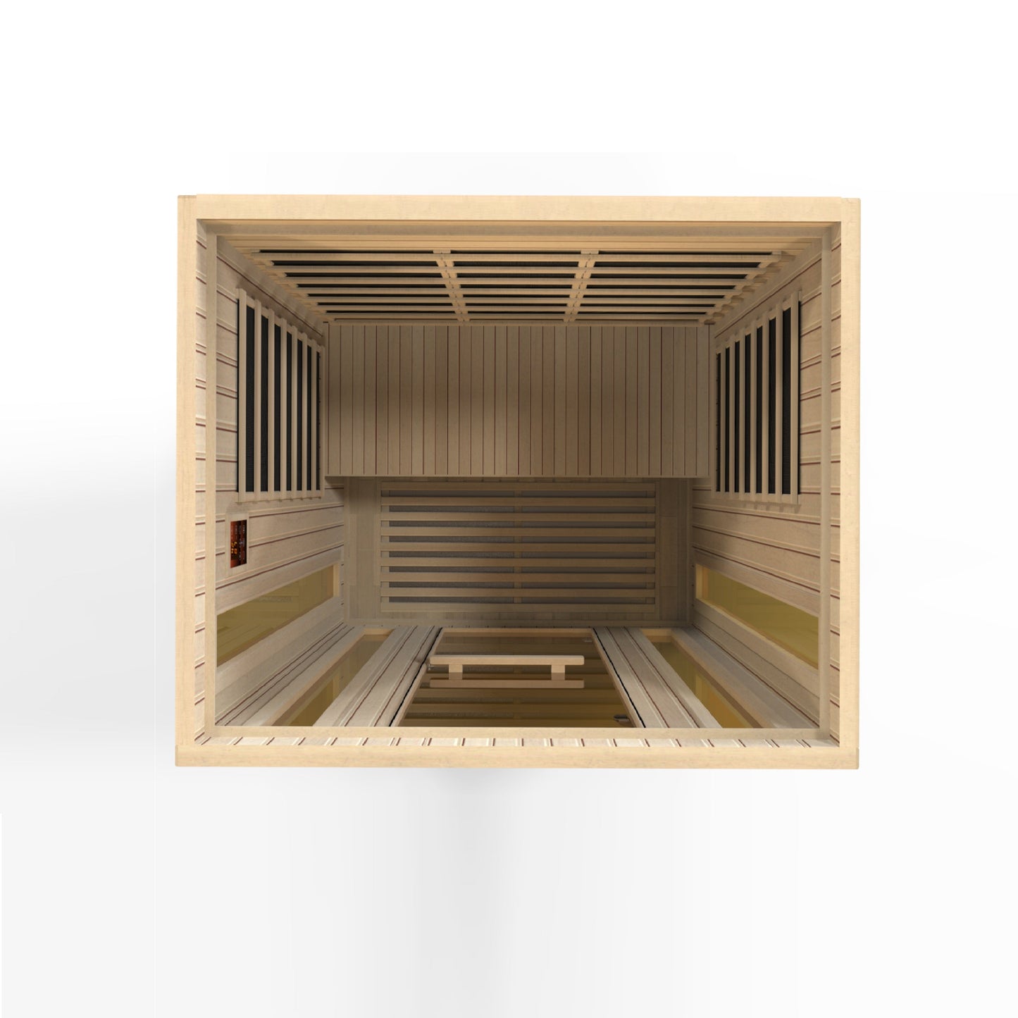Golden Designs "Trinity" Dual Tech 3 person Low EMF FAR IR Sauna - MX-LS3-01/  LSIF-05