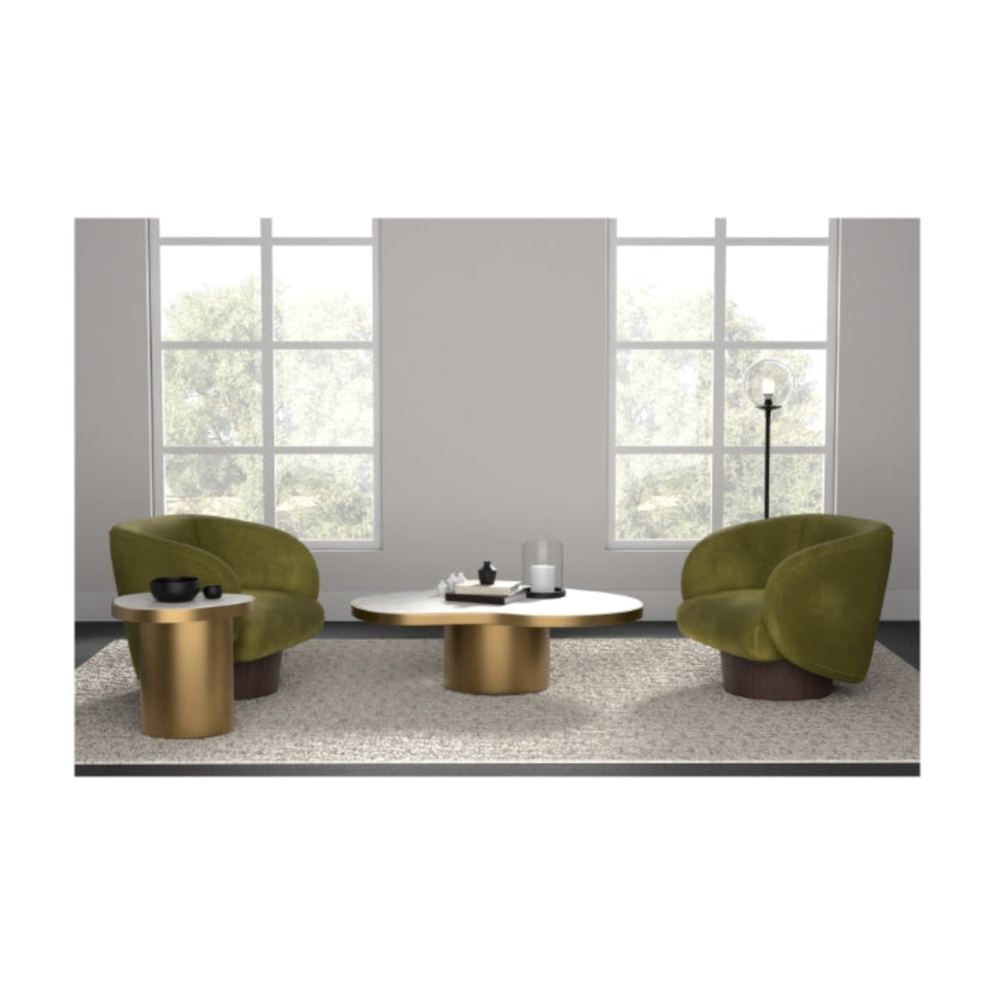 Union Home Kidney Side Table -  LVR00151