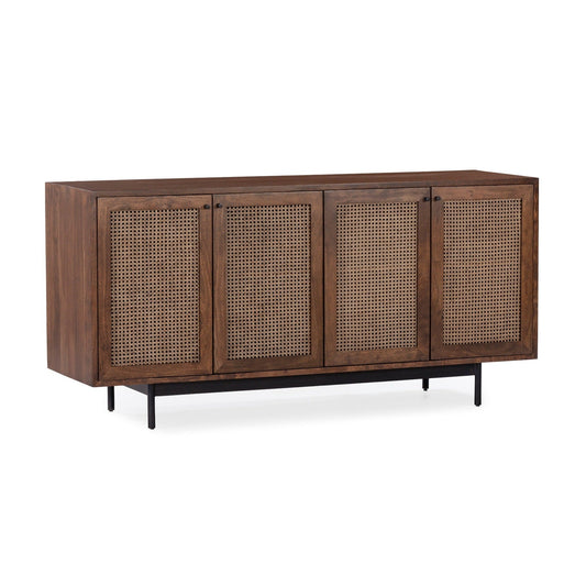 Union Home Mod Sideboard Rattan In Porto Dark Finish -  LVR00251