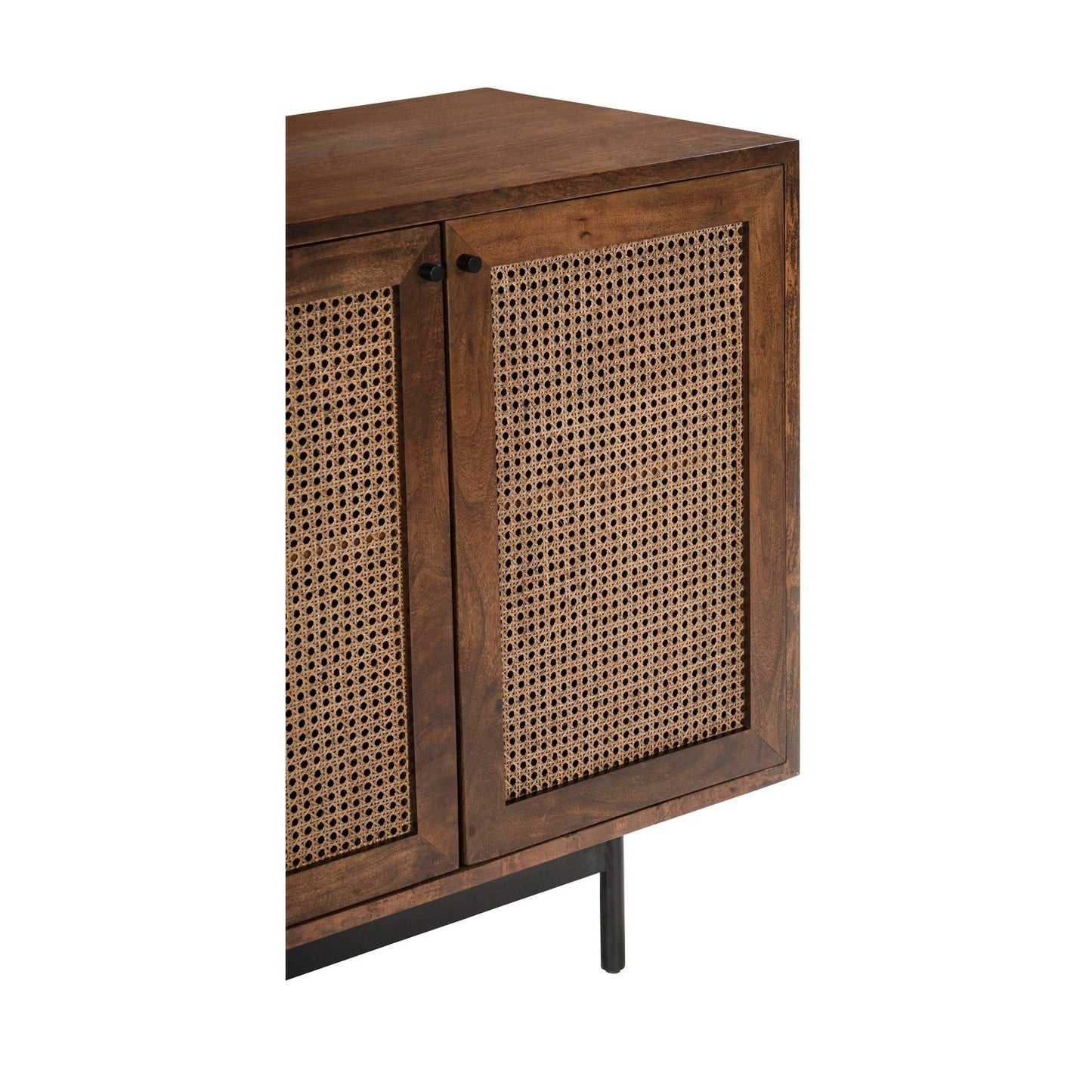 Union Home Mod Sideboard Rattan In Porto Dark Finish -  LVR00251