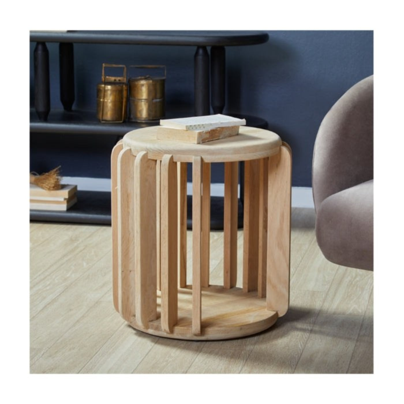 Union Home Gear Side Table – Natural  - LVR00388