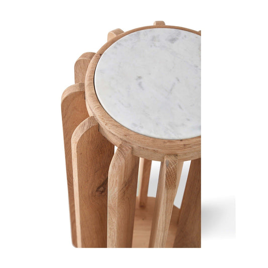 Union Home Gear Drink Table – Natural  - LVR00392
