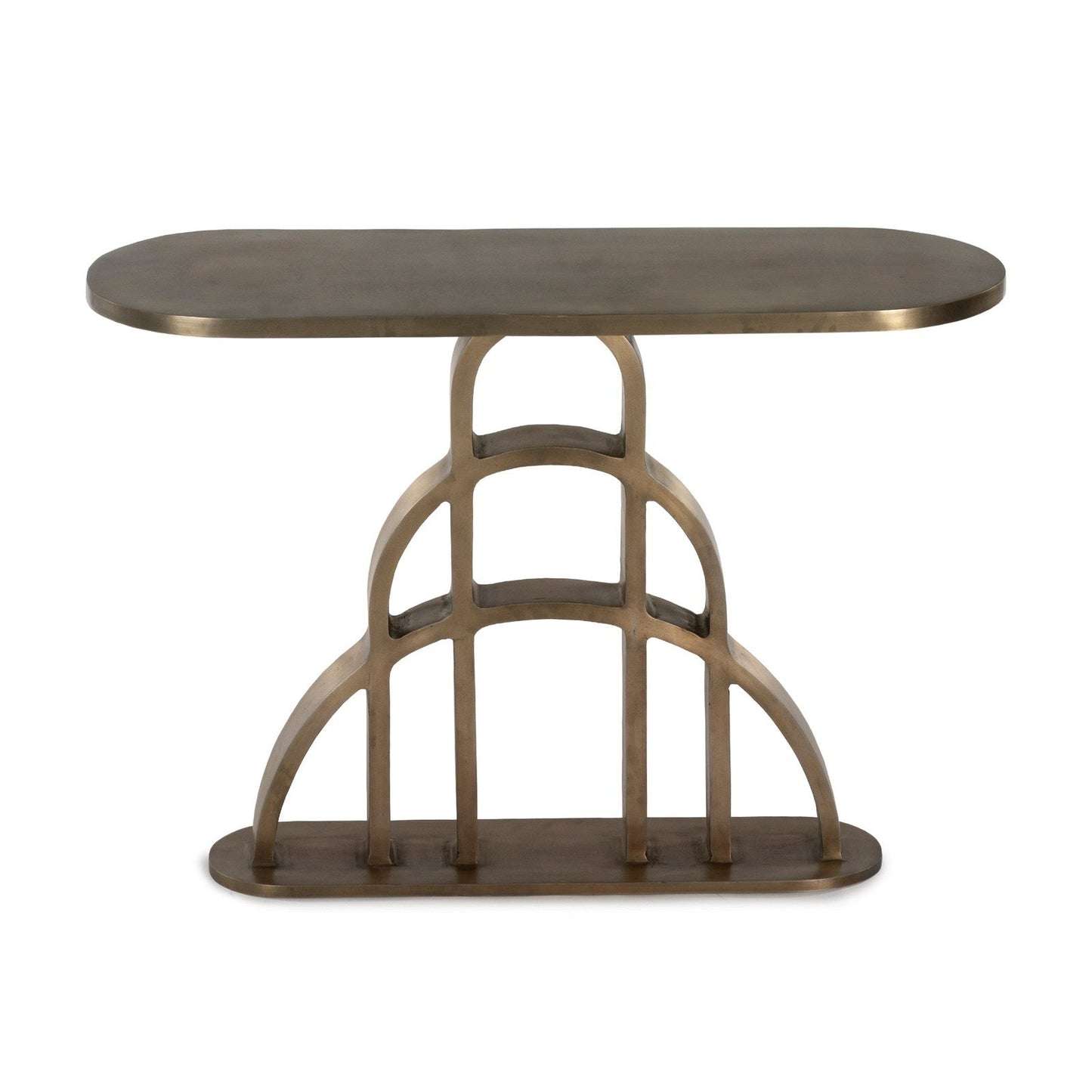 Union Home Archie Console In Antique Brass -  LVR00652