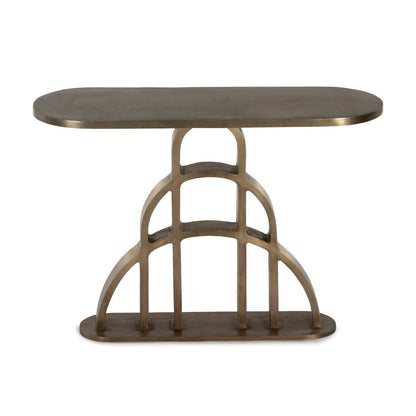 Union Home Archie Console In Antique Brass -  LVR00652