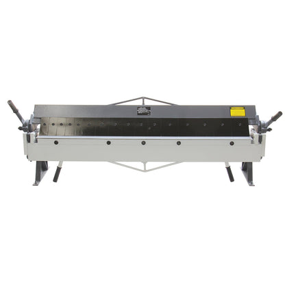 KAKA Industrial LW-4822,Pan and Box Brake 48"x22", includes total of 16 fingers in 2", 3", and 4" sizes Max Thickness 22 Gauge Mild Steel Capacity, Angle 1-135 Degree, Pan and Box Brake Machine - 162433