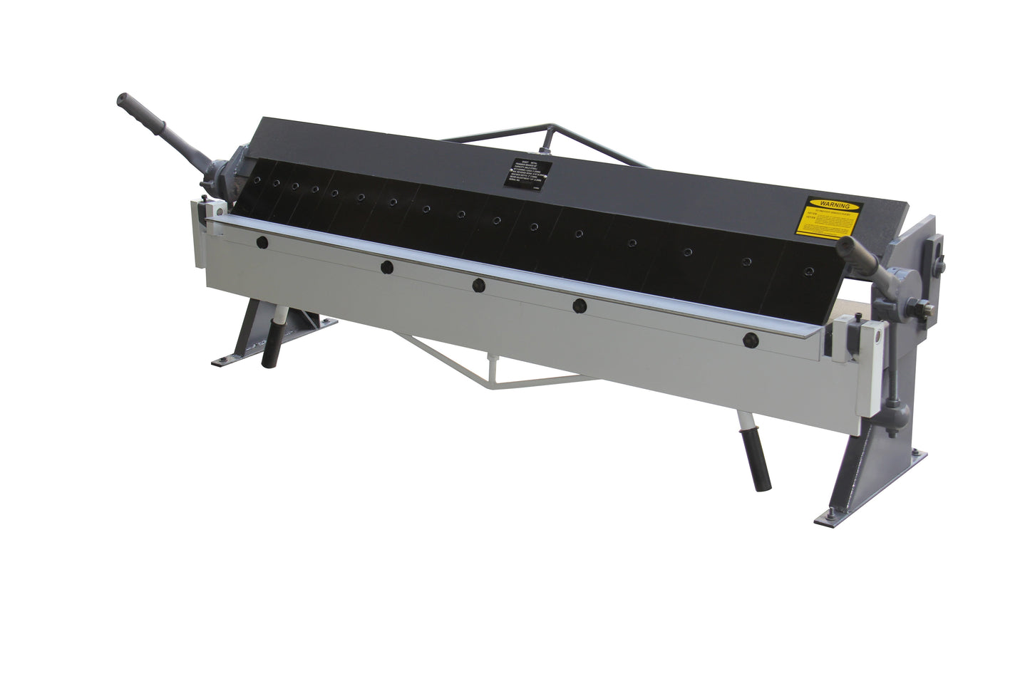 KAKA Industrial LW-4822,Pan and Box Brake 48"x22", includes total of 16 fingers in 2", 3", and 4" sizes Max Thickness 22 Gauge Mild Steel Capacity, Angle 1-135 Degree, Pan and Box Brake Machine - 162433
