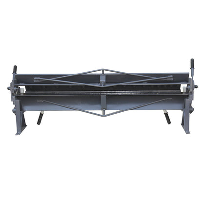 KAKA Industrial LW-4822,Pan and Box Brake 48"x22", includes total of 16 fingers in 2", 3", and 4" sizes Max Thickness 22 Gauge Mild Steel Capacity, Angle 1-135 Degree, Pan and Box Brake Machine - 162433