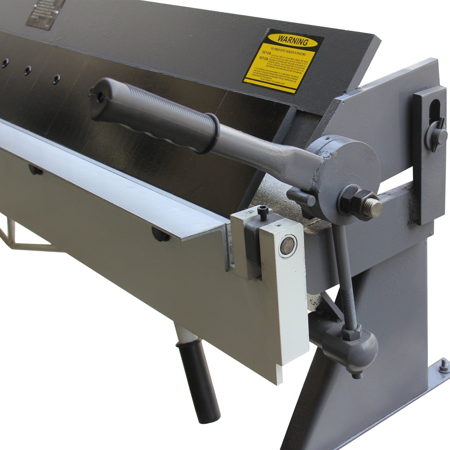 KAKA Industrial LW-4822,Pan and Box Brake 48"x22", includes total of 16 fingers in 2", 3", and 4" sizes Max Thickness 22 Gauge Mild Steel Capacity, Angle 1-135 Degree, Pan and Box Brake Machine - 162433