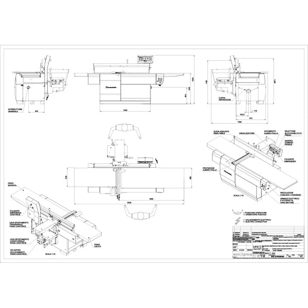 SCM Nova SI 400 Sliding Table Saw - Nova SI 400