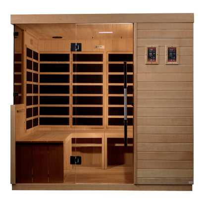 Dynamic Saunas La Sagrada 6 Person Ultra Low EMF FAR Sauna - DYN-5860-01