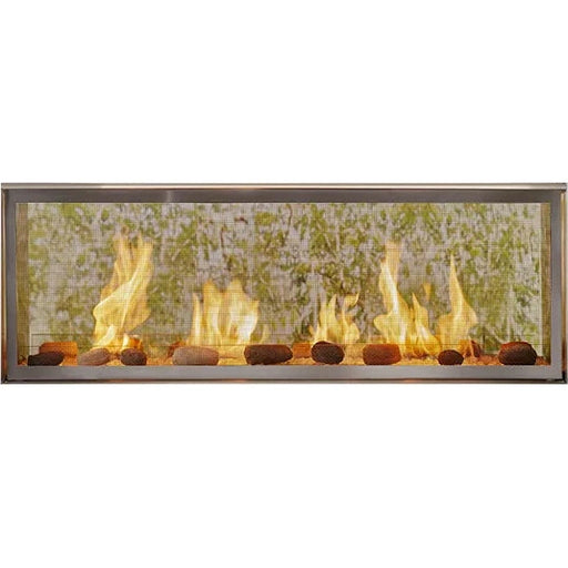 Majestic Lanai 48" Outdoor Linear See-Thru Gas Fireplace - ODLANAIGST-48