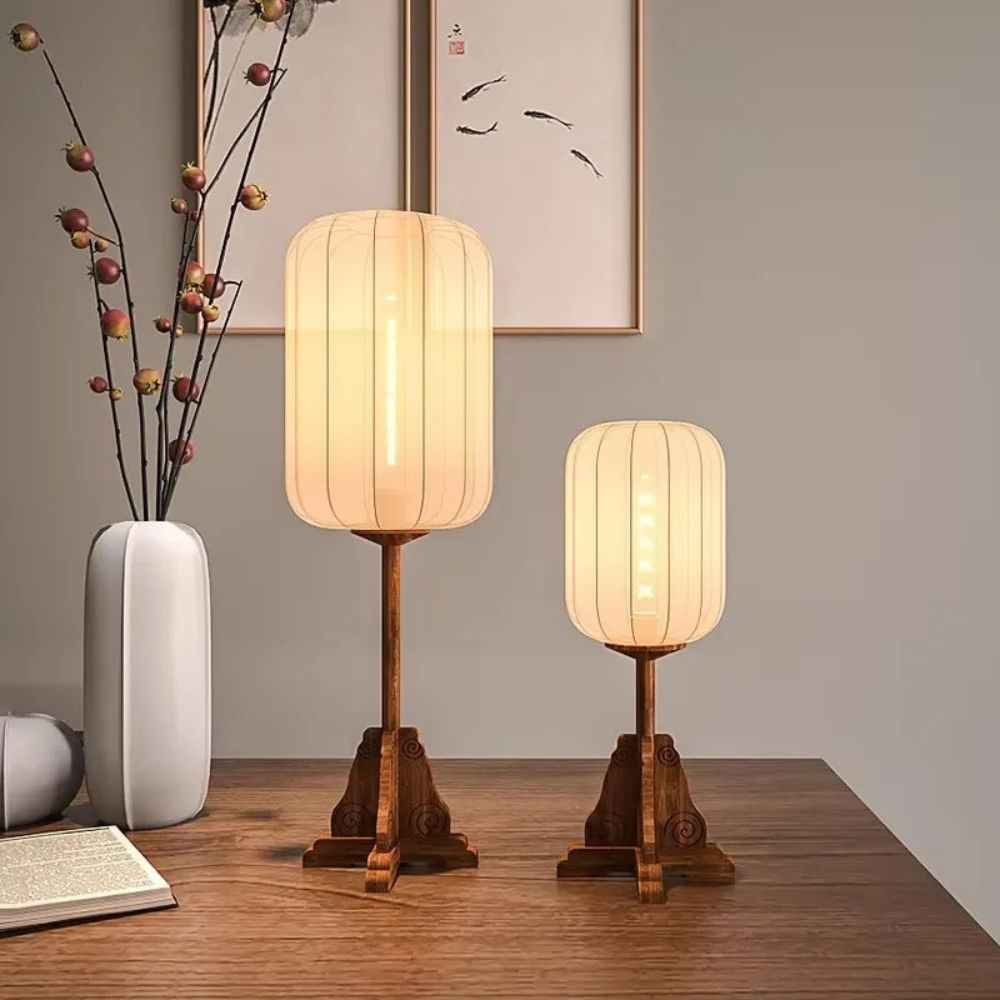 Lantern Cloth Art Floor Lamp - Procure Décor