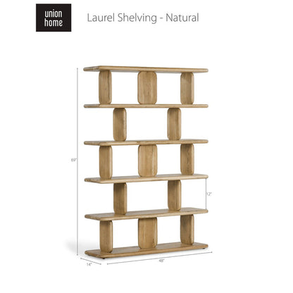 Union Home Laurel Shelving - Natural  - LVR00334
