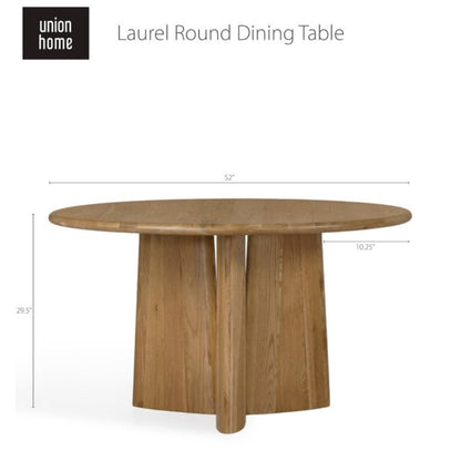 Union Home Laurel Round Dining Table  - DIN00217