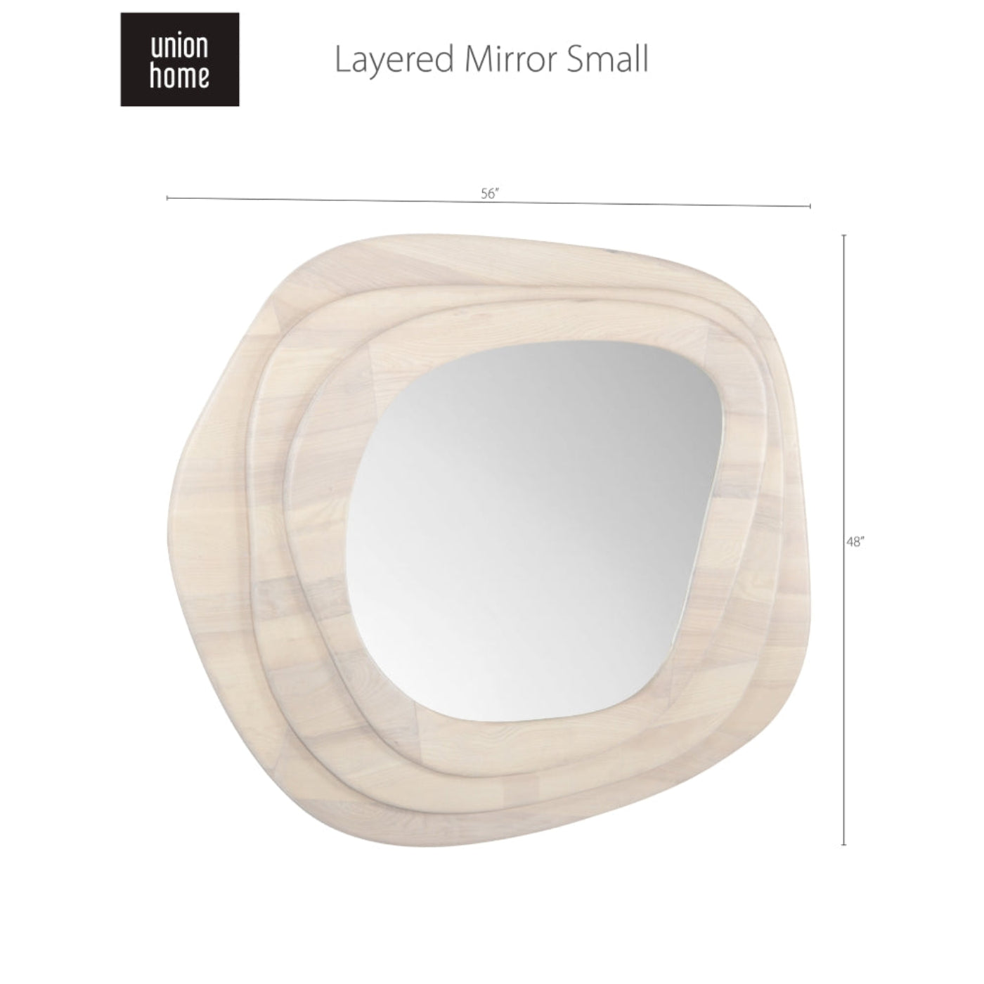 Union Home Layered Mirror Small  - BDM00170