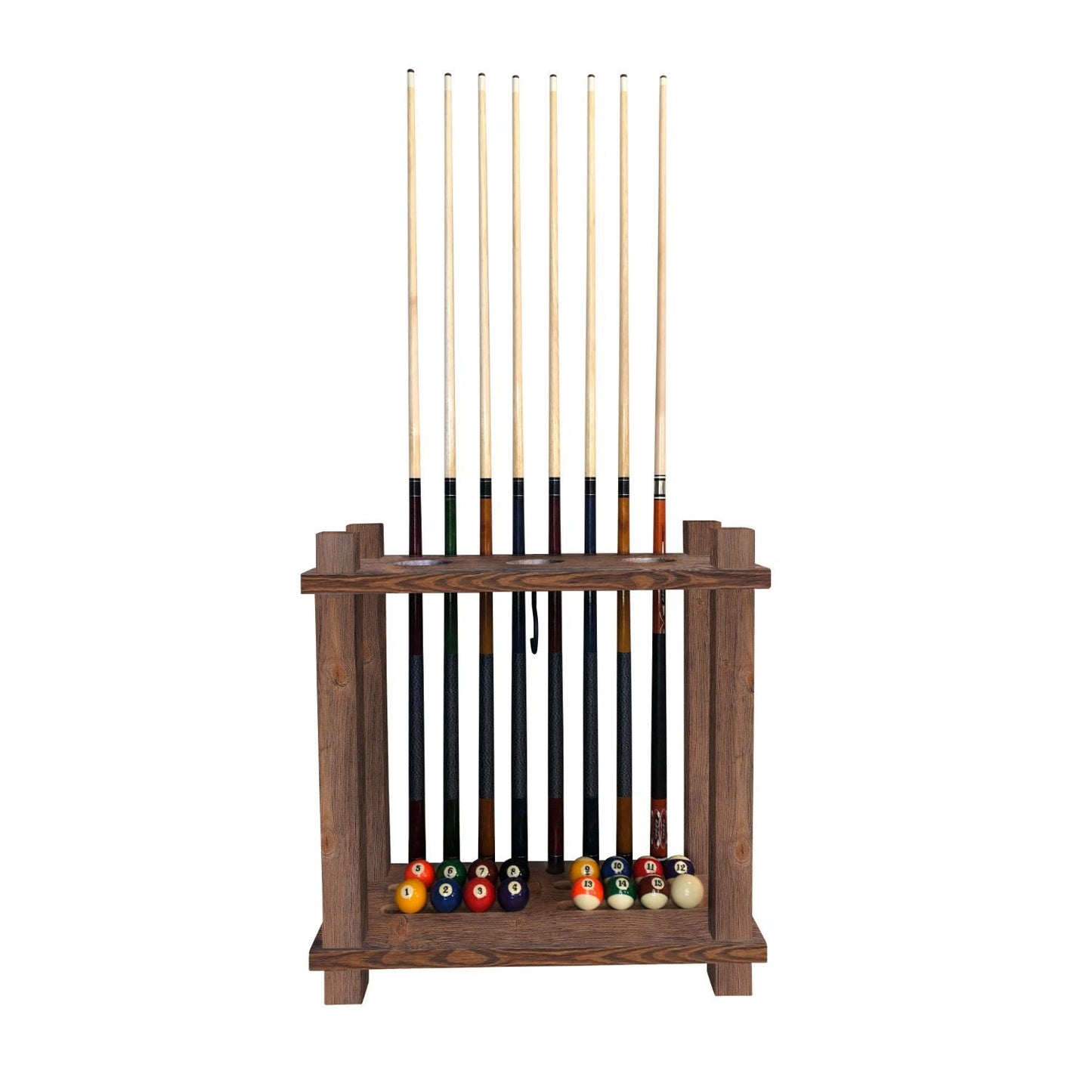 Playcraft Premium Hardwood Billiard Floor Rack - ACFR8BLEA