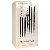 Liberty Safe  Colonial 23 Promo Gun Safe CO23 White Gloss with Flag - LIB Colonial 23 White Flag