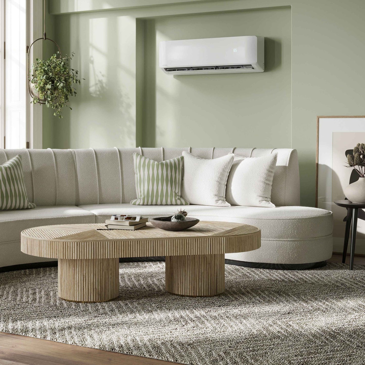 MRCOOL DIY 5th Gen Mini Split - 5-Zone 48,000 BTU Ductless Air Conditioner and Heat Pump Condenser with 18K + 18K + 18K + 9K + 9K Wall Mount Air Handlers - DIY5-5Z-48HP-18K18K18K9K9K