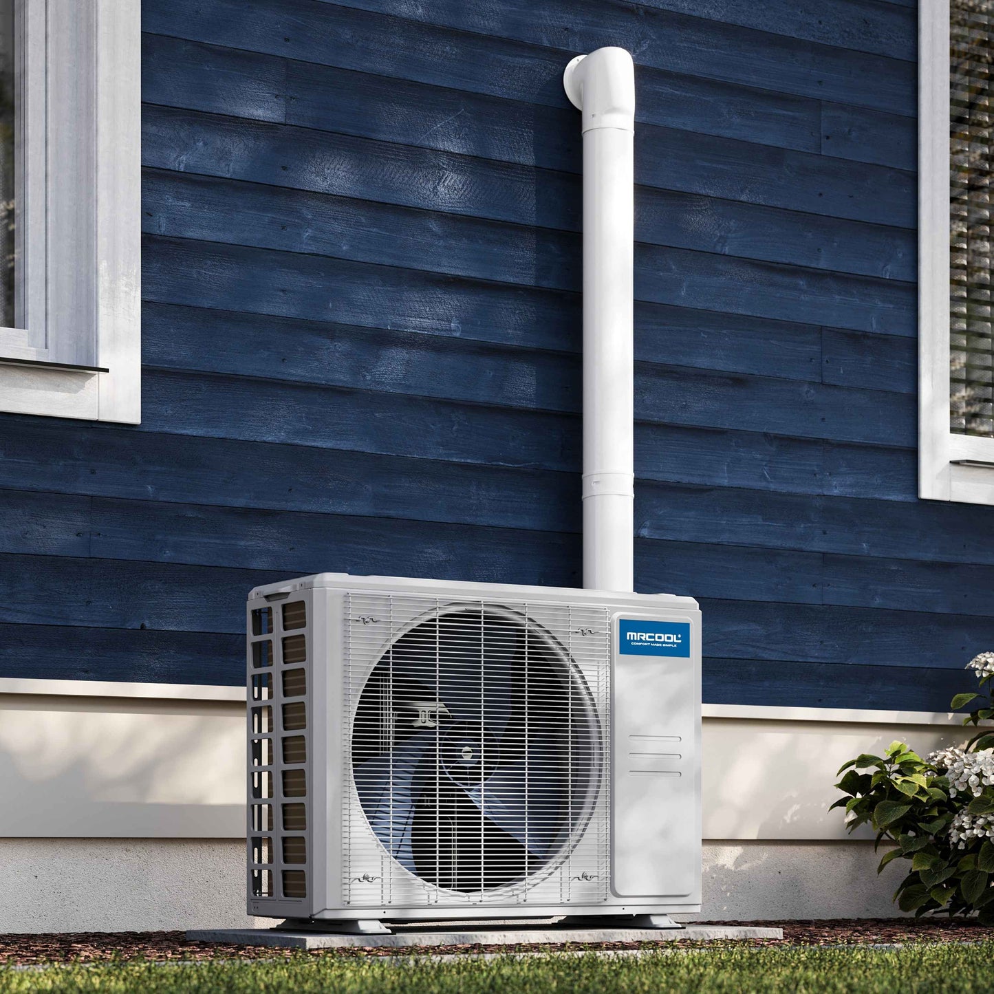 MRCOOL DIY 5th Gen Mini Split - 4-Zone 36,000 BTU Ductless Air Conditioner and Heat Pump Condenser with 12K + 12K + 12K + 9K Wall Mount Air Handlers - DIY5-4Z-36HP-12K12K12K9K