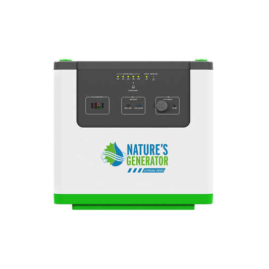 Nature's Generator Lithium 3600 Power Pod - NGLPD36