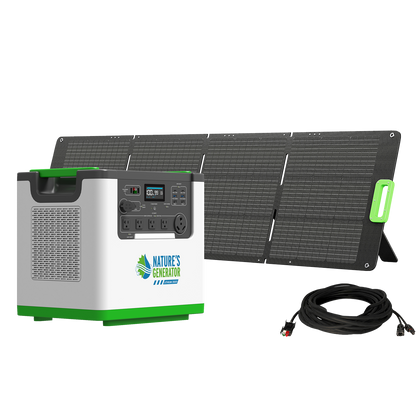 Nature's Generator Lithium 3600 Solar Generator - NGL36AUF2