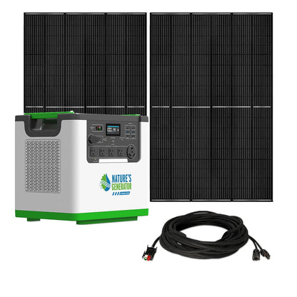 Nature's Generator Lithium 3600 Solar Generator - NGL36AUF2