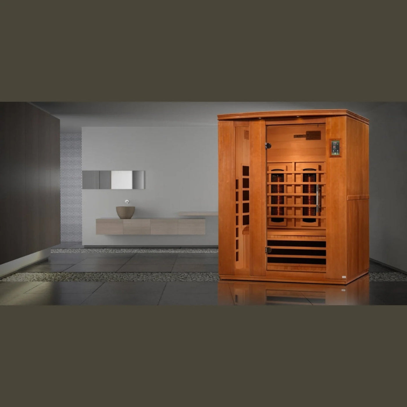 Dynamic Saunas Lugano 3 Person Full Spectrum Infrared Sauna - DYN-6336-03 FS