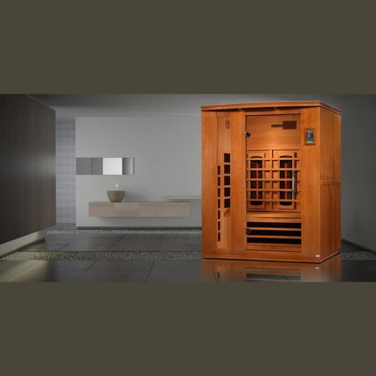 Dynamic Saunas Lugano 3 Person Full Spectrum Infrared Sauna - DYN-6336-03 FS