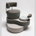 Belava Luna in Smoke Pedicure Chair with Plumbing