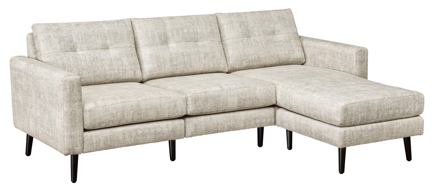 QW Amish Serene Flat Arm Sofa with Chaise - 103J-12-SS-18-SCH-FA