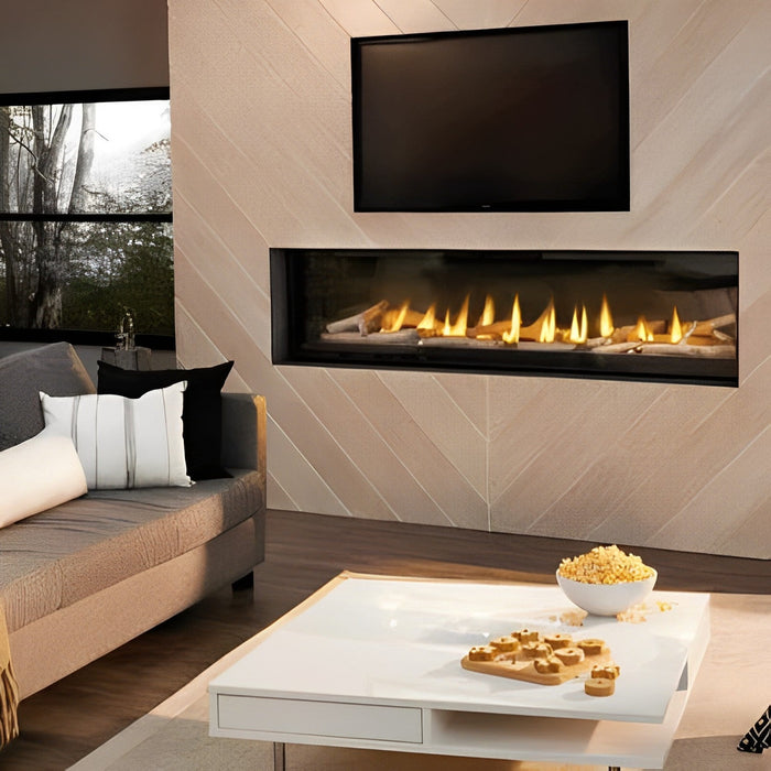 Napoleon Fireplaces Luxuria Direct Vent Linear Fireplace, Napoleon, Natural Gas, 38", 50", 62", 74", LVX38NX-KIT