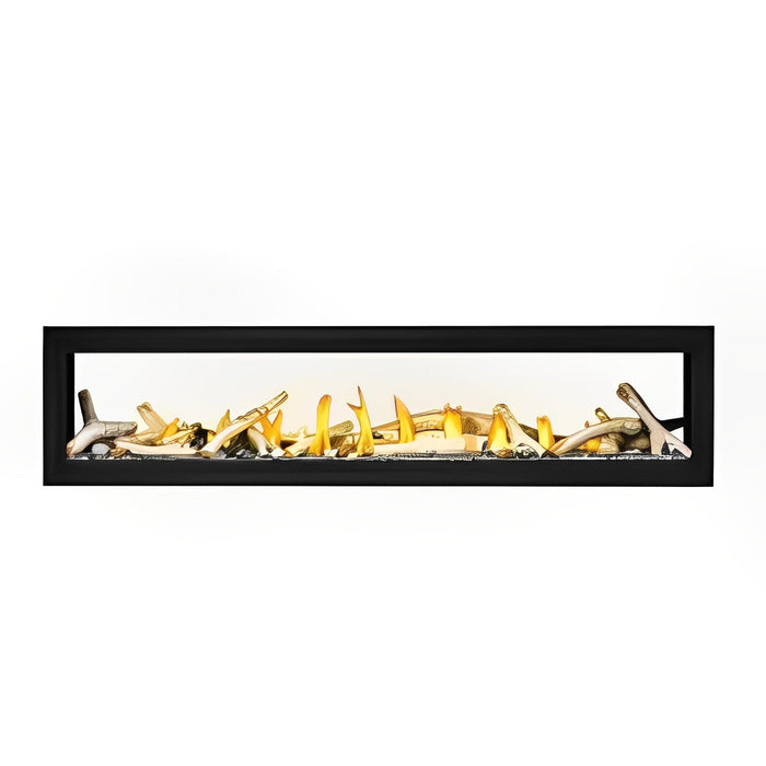 Napoleon Fireplaces Luxuria See-Through Direct Vent Linear Gas Fireplace, Electronic Ignition, Napoleon, 38", 50", 62", 74", LVX38N2X-KIT