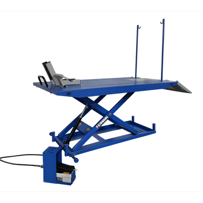 Tuxedo 1,500 lb High Rise Motorcycle Lift Bench w/ Vise, Sides, Balance Bar, Pump -M-1500C-HR