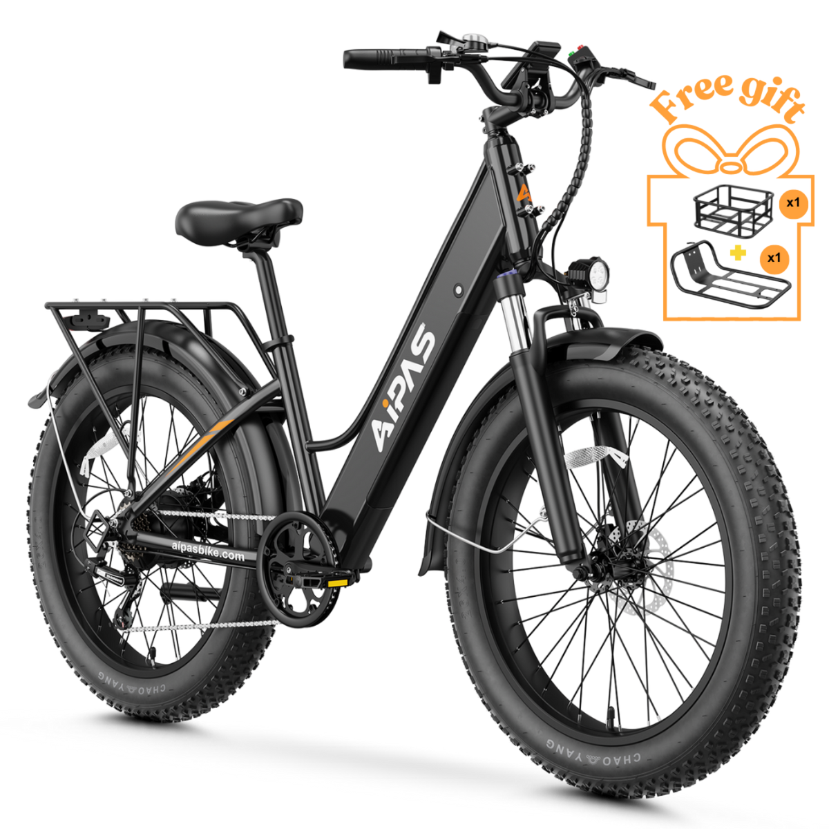 Aipas M1 Xterrain ST Ebike - Aipas-M1-BK