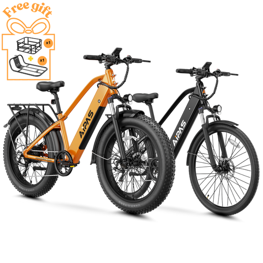 Aipas Ebike Combo Sale M2 + C2 - Aipas-M2orange+C2black