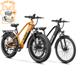 Aipas Ebike Combo Sale M2 + C2 - Aipas-M2orange+C2black