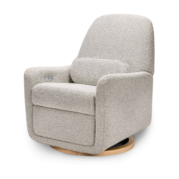 Ubabub Arc Electronic Recliner and Swivel Glider in Boucle with Usb Port - M23688