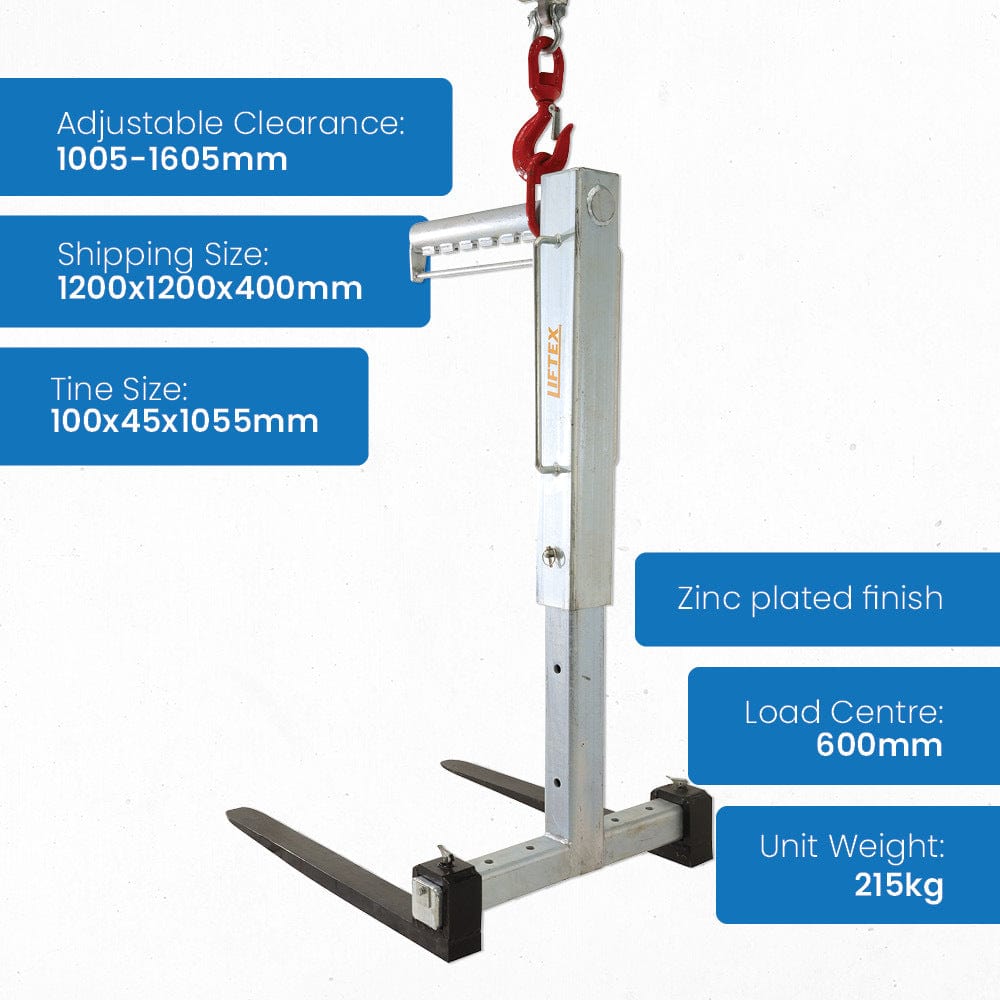 MHA Products Adjustable Pallet Hook 2200kg - Backyard Provider