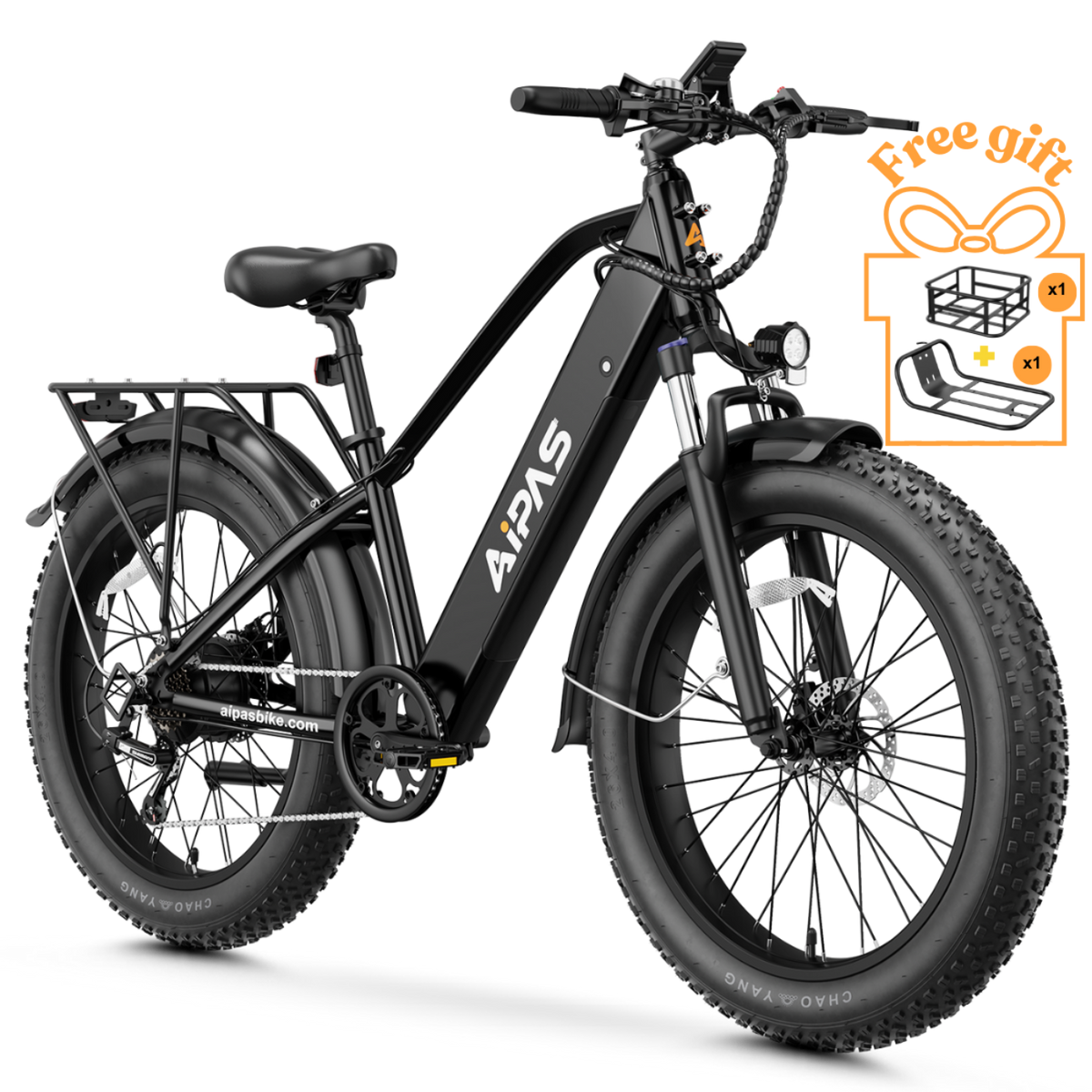 Aipas M2 Xterrain Ebike - Aipas-M2-black