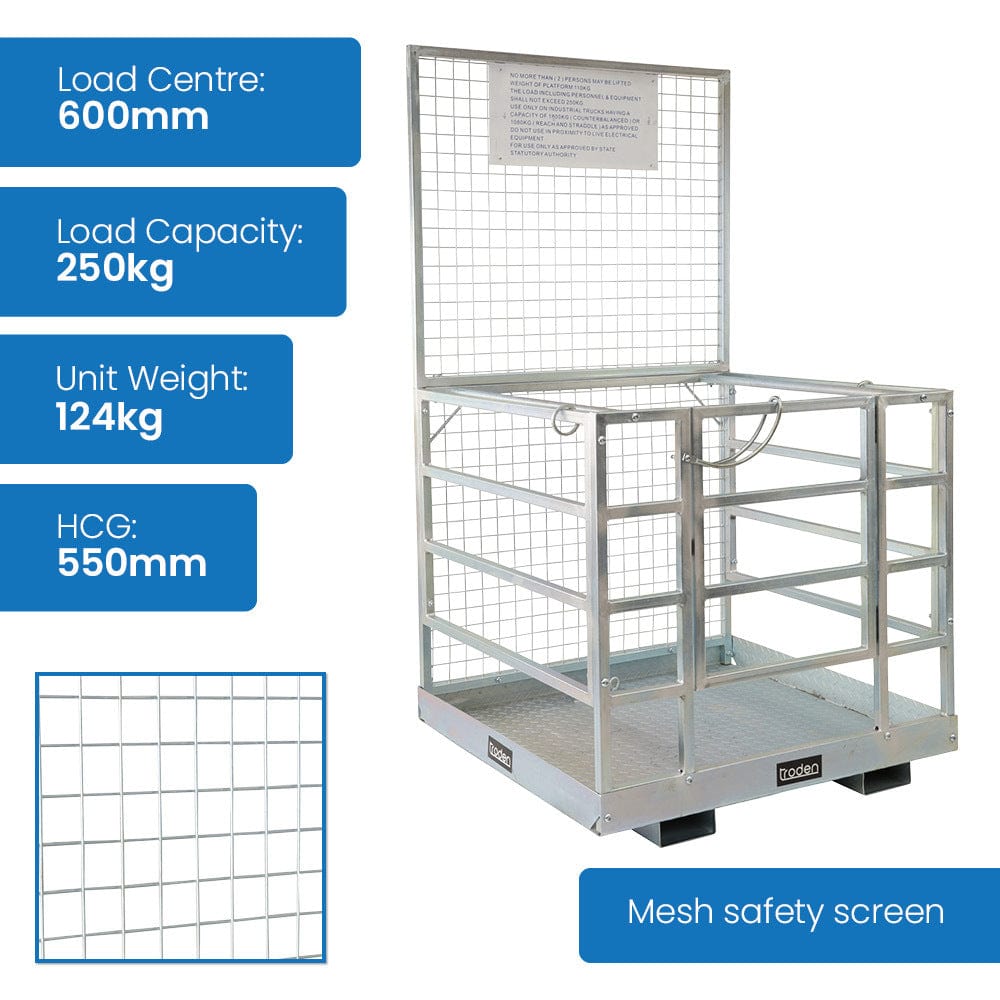 MHA Products Forklift Safety Cage / Work Platform - Backyard Provider