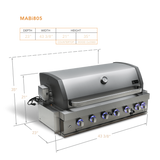 Mont Alpi 44” Built-in Grill - MABi805