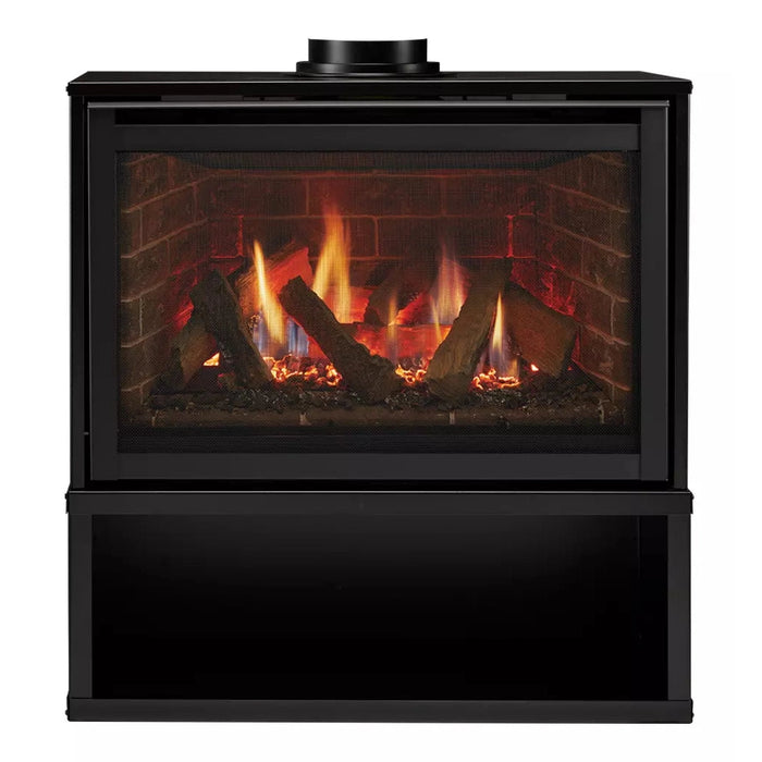 Majestic Ruby 30" Freestanding Direct Vent Gas Fireplace with IntelliFire Touch Ignition System - RUBY30IN