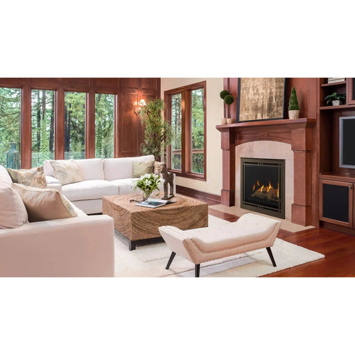 Majestic Meridian Series Single-Sided Direct Vent Traditional Gas Fireplace with IntelliFire Touch Ignition System - MER36N