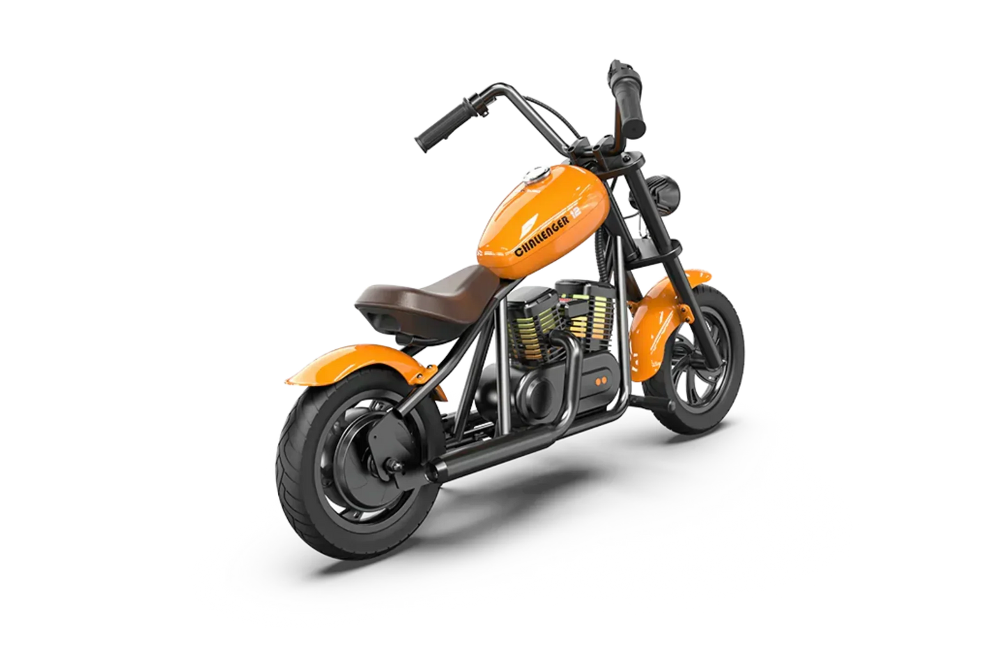 Hyper Gogo Challenger 12 Plus Electric Kids Motorcycle Bluetooth Speaker 21.9V 160W 10 MPH 7.5 Miles EL-MB07P New - EL-MB07P-ORANGE