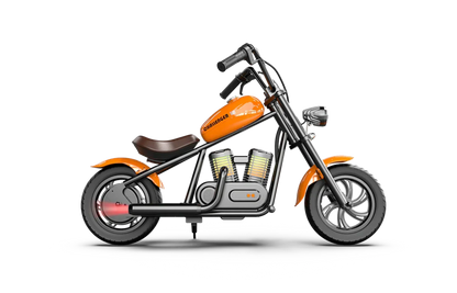 Hyper Gogo Challenger 12 Plus Electric Motorcycle, Bluetooth - EL-MB07C-ORANGE