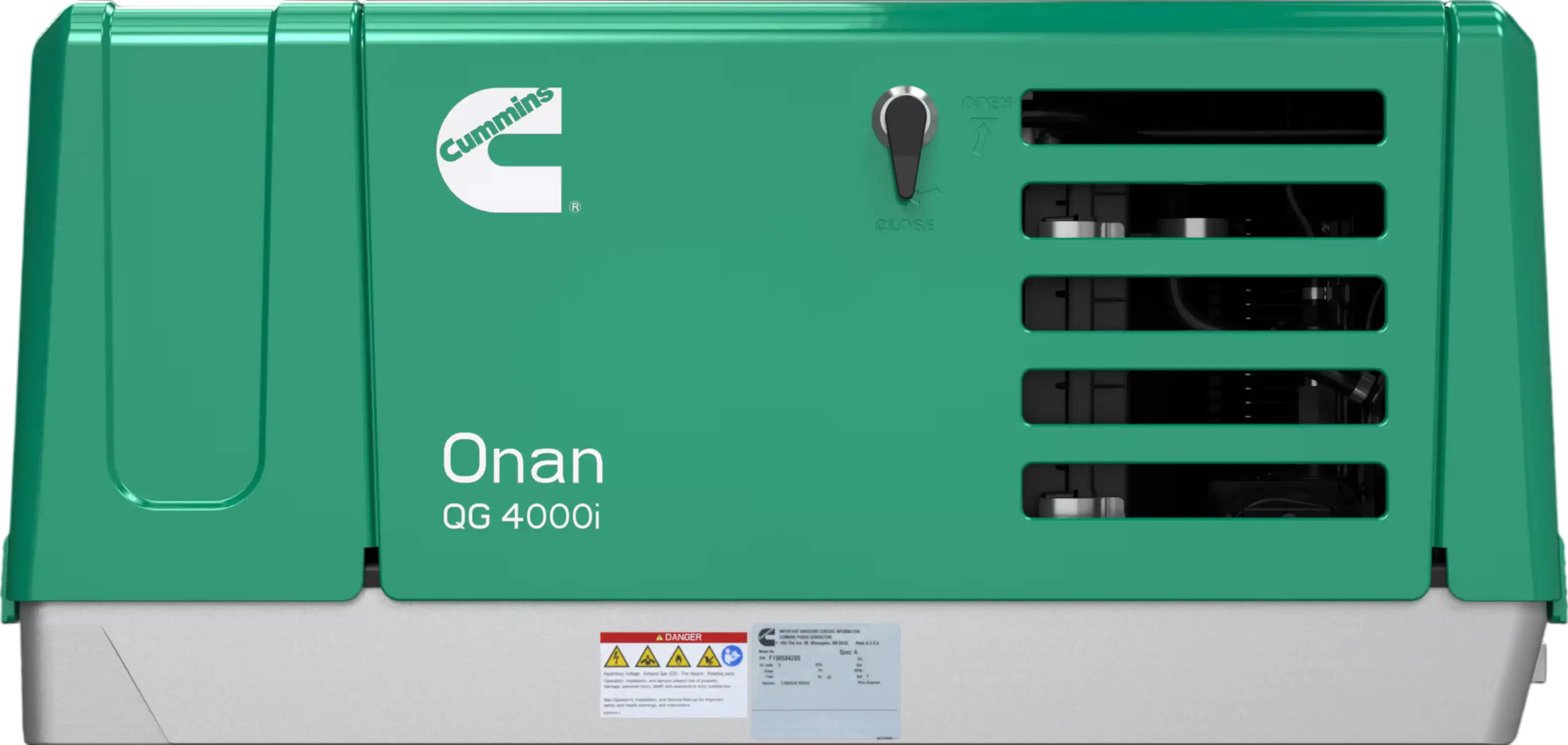 Cummins Onan QG 4000i RV Generator 4kW 4HGLBA-8306 EFI Gas Single Phase 120V Air Cooled EVAP New - A073X541