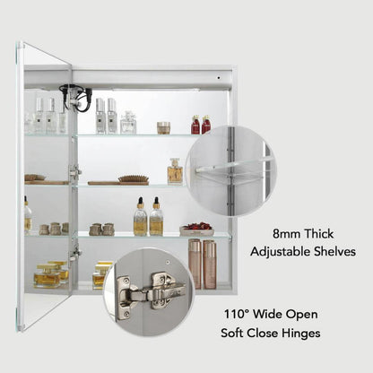 Blossom Vega – 24 Inches LED Medicine Cabinet - MCL4 2432L