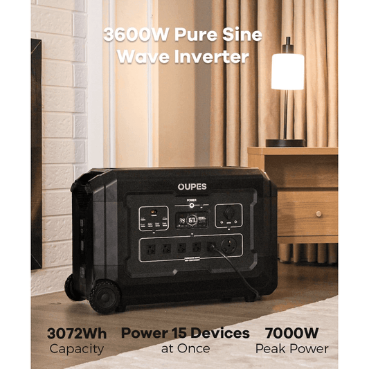 Oupes Mega 3 Portable Power Station 3072Wh 3600W S3 New - MEGA-3-S3