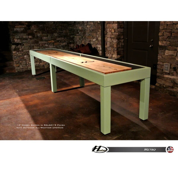 Hudson Metro Shuffleboard Table 9'-22' with Finish Options